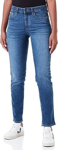 Camel Active Straight Fit 5-Pocket Jeans ocean blue (Damen)