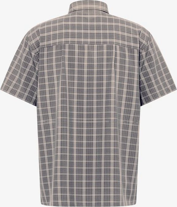 Jack Wolfskin Meseta Hemd kurzarm phantom checks (Herren)