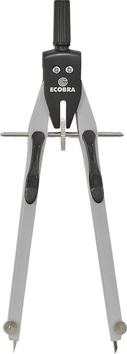 Ecobra duo-Tec Schnellverstellzirkel, edelstahl/schwarz