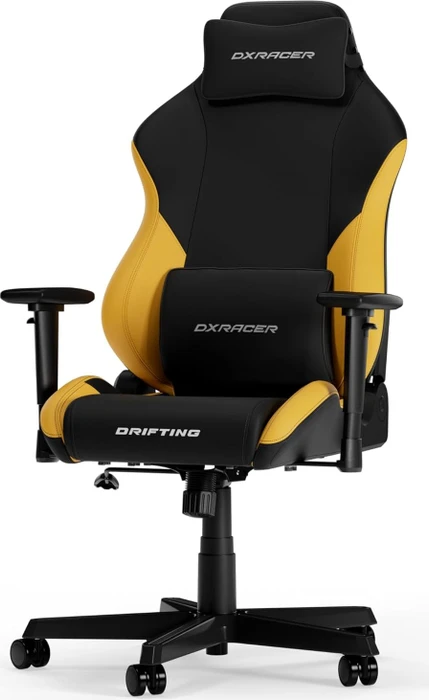 DXRacer Drifting Series 2023 L Kunstleder Gamingstuhl, schwarz/gelb