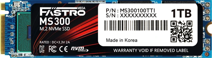 MEGA Electronics Fastro MS300 SSD, M.2