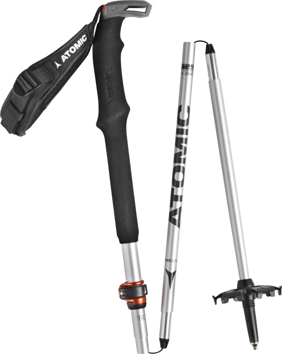 Atomic BCT Mountaineering SQS Touren Skistock silber/grau (Modell 2024/2025)