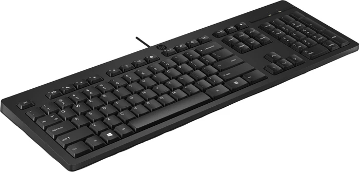 HP 125 kabelgebundene Tastatur, schwarz, USB, FI