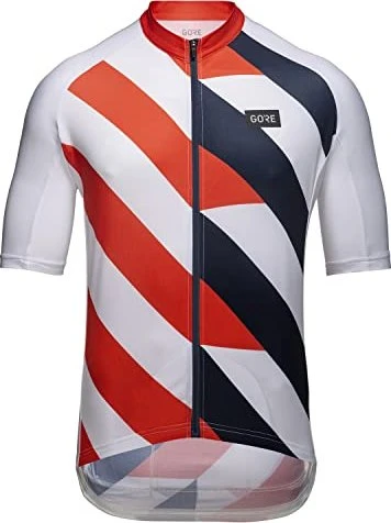Gore Wear Signal Trikot kurzarm white/fireball (Herren)