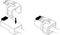DeLOCK RJ-45 Reparatur Clip Set 2 Vorschaubild