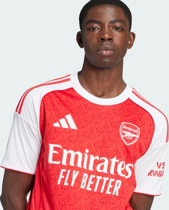 adidas FC Arsenal 2025/2026 Heimtrikot kurzarm better scarlet/white (Herren)