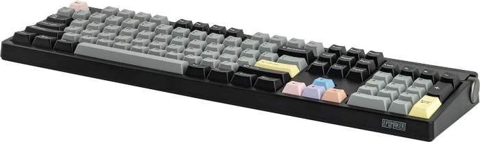 Epomaker TH108 Pro Wireless, Black, LEDs RGB, hot-swap, Epomaker Creamy Jade, USB/Bluetooth, DE