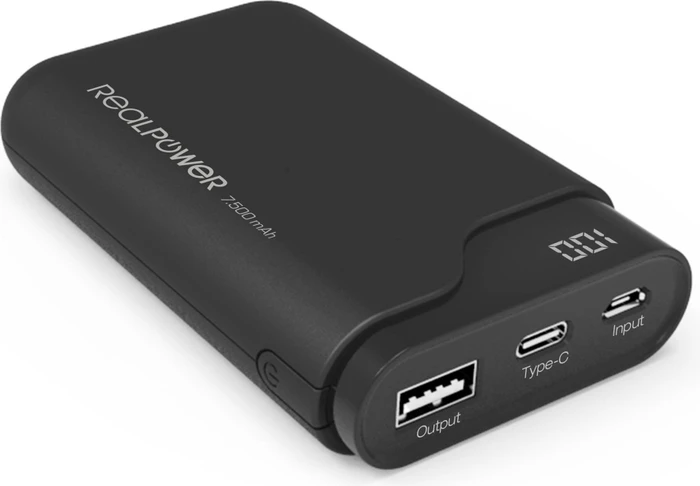 Ultron Powerbank RealPower PB-7500C schwarz