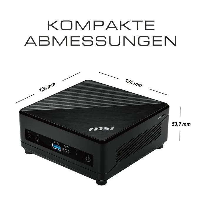 MSI Cubi 5 10M-063EU, schwarz, Core i5-10210U, 8GB RAM, 512GB SSD