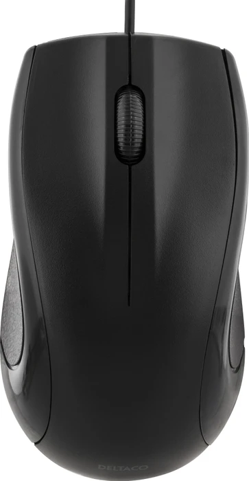 Deltaco Wired Optical Mouse schwarz, USB