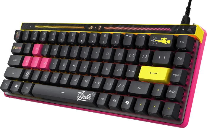 ASUS ROG Falchion Ace HFX, ZywOo Edition, PBT, ROG HFX Magnetic, USB, US