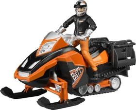 Bruder bworld - Snowmobil mit Fahrer und Ausstattung