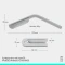 Logitech Mobi Fold Ultra-portable Wireless Mouse Off-White, weiß/grau, Logi Bolt, USB/Bluetooth Vorschaubild