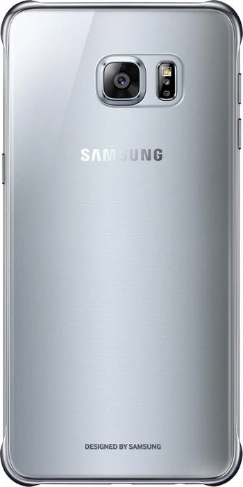 Samsung Clear Cover für Galaxy S6 Edge+ silber