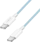 LogiLink USB-C Kabel, USB 2.0, 480Mb/s, 60W PD, USB-C Stecker auf USB-C Stecker, Nylon, blau, 1.5m Vorschaubild