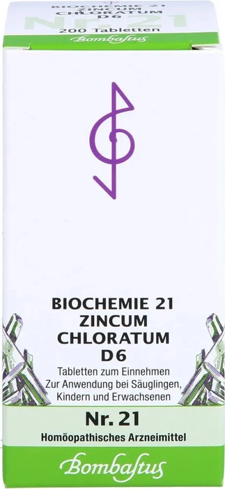 Bombastus Biochemie nach Schüßler Nr. 21 D6 Tabletten, 200 Stück