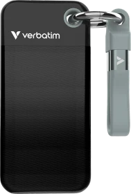 Verbatim Pocket SSD, schwarz/grau, 1TB, USB-C 3.1