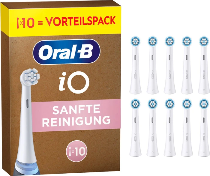 Oral-B Ersatzbürsten iO Sanfte Reinigung weiß