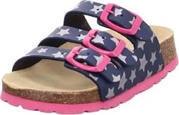 Superfit Fussbettpantoffel blau/hellblau (Junior)