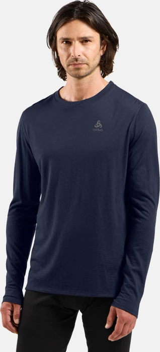 Odlo Natural Merino 160 Baselayer Funktionsshirt langarm eclipse (Herren)