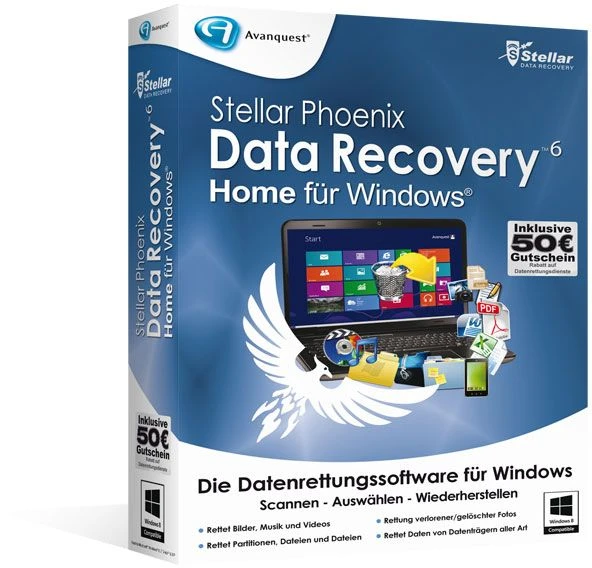 Stellar Phoenix Data Recovery 6 Home (deutsch) (PC)