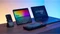 Keychron K6 Pro, PBT, schwarz, LEDs RGB, hot-swap, Keychron K Pro BLUE, USB/Bluetooth, US Vorschaubild