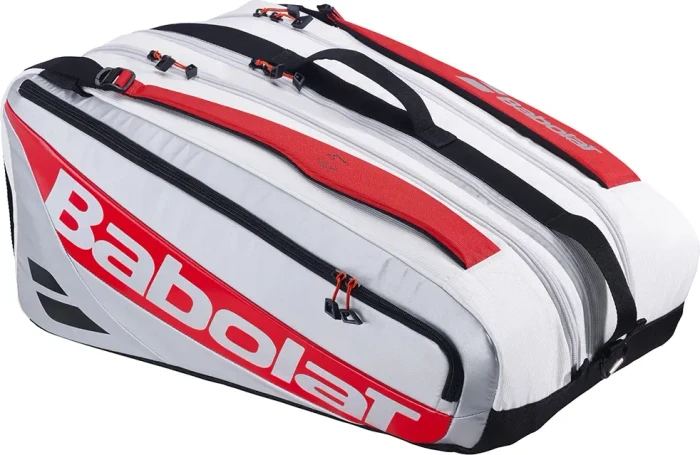Babolat RH Pro Juan Lebron Padel Tennistasche weiß/silber/rot