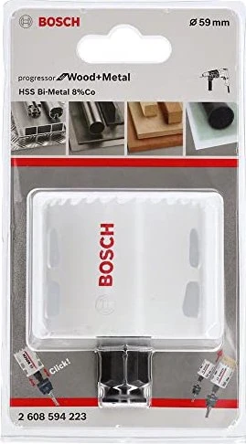 Bosch Professional BiM Progressor for Wood and Metal Lochsäge, 59mm, 1 Stück