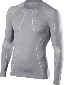 Falke Wool-Tech Funktionsshirt langarm grey-heather (Herren)