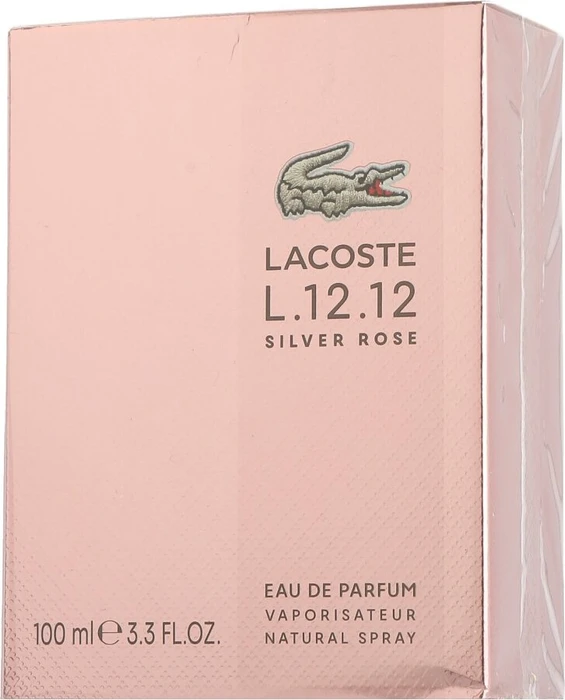 Lacoste Eau de Lacoste L.12.12 Silver Rose Eau de Parfum, 100ml