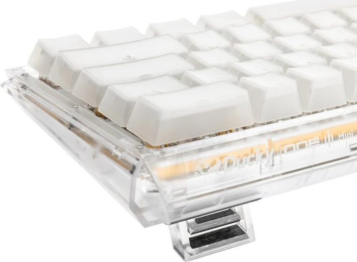 Ducky One 3 Mini PBT, LEDs RGB, Aura White, MX SILENT RGB RED, USB, US