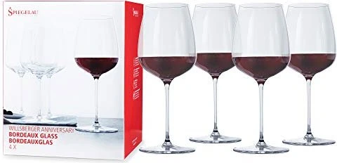 Spiegelau Willsberger Anniversary Bordeauxglas, 4 Stück