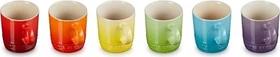 Le Creuset Rainbow III Espressotasse, 6 Stück