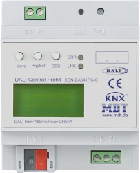 MDT DALI Control PRO64 Gateway, 4TE REG, 1 DALI Ausgang (SCN-DA641P.04S)