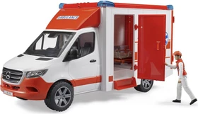 Bruder Profi-Serie MB Sprinter Ambulanz mit Fahrer