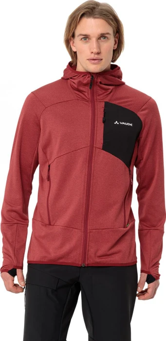Vaude Monviso Hooded Fleece II Funktionsjacke carmine (Herren)