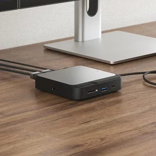 Alogic CH2 Dual 4K Universal Compact Docking Station, USB-C 3.1 [Stecker]