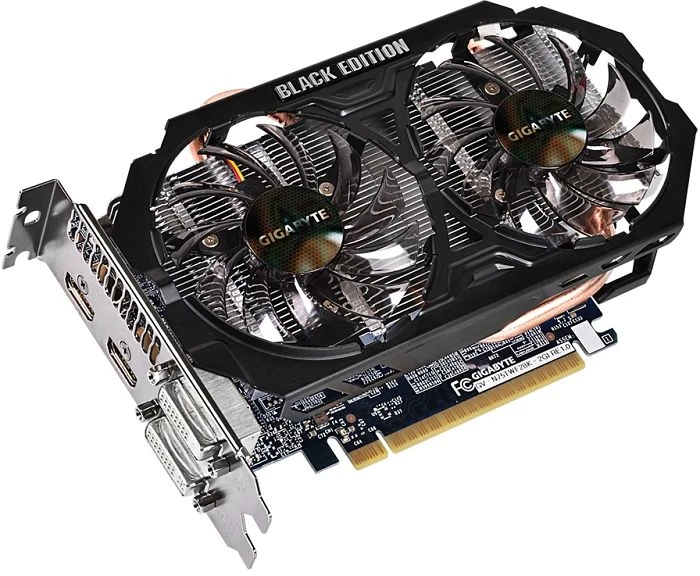 GIGABYTE GeForce GTX 750 Ti Black Edition, 2GB GDDR5, 2x DVI, 2x HDMI