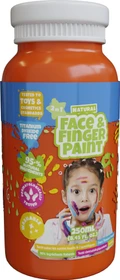 Boti Natural Face & Fingerpaint Fingerfarbe, orange, 250ml