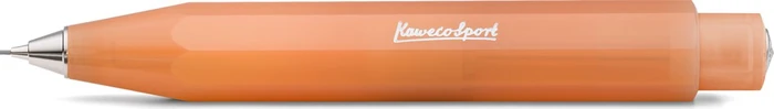 Kaweco Frosted Sport Druckbleistift HB 0.7mm graphit, soft mandarin transparent