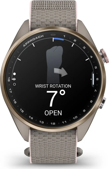Garmin Approach S72 43mm soft gold-blush pink titanium/french grey-blush pink