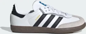 adidas Samba OG Comfort Closure Elastic Lace cloud white/core black/gum (Junior)