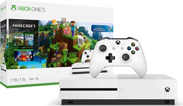 Microsoft Xbox One S - 1TB Minecraft Bundle weiß