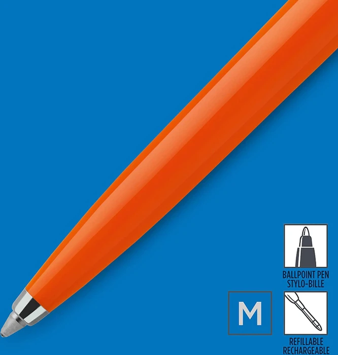 Parker Jotter Originals Kugelschreiber silber/orange, Blister