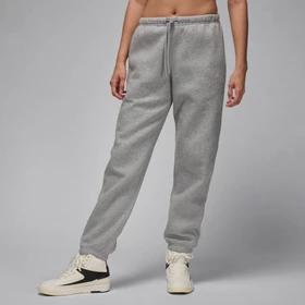 Nike Jordan Brooklyn Fleece Trainingshose lang dark grey heather/white (Damen)