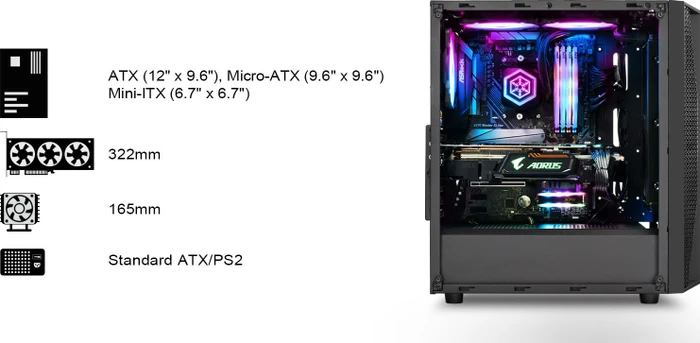 SilverStone Fara B1 Pro, Glasfenster