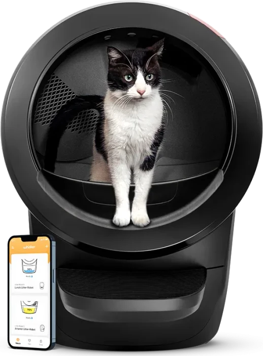 Whisker Litter-Robot 4, selbstreinigend, schwarz, 10.9kg