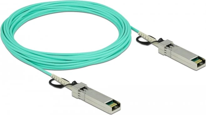 DeLOCK Active Optical Cable 10G 10m LAN-DAC, Lichtwellenleiter-Duplex, SFP+