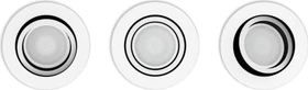 Philips Hue White Ambiance Milliskin Einbauleuchte rund weiß, 3 Stück