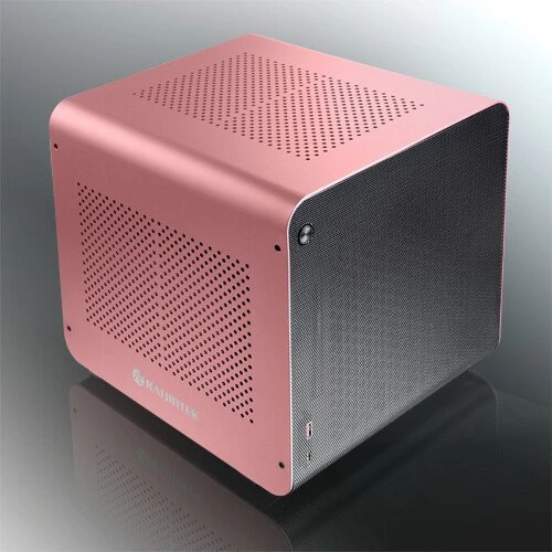 Raijintek Metis Evo ALS, rosa/schwarz, Mini-ITX
